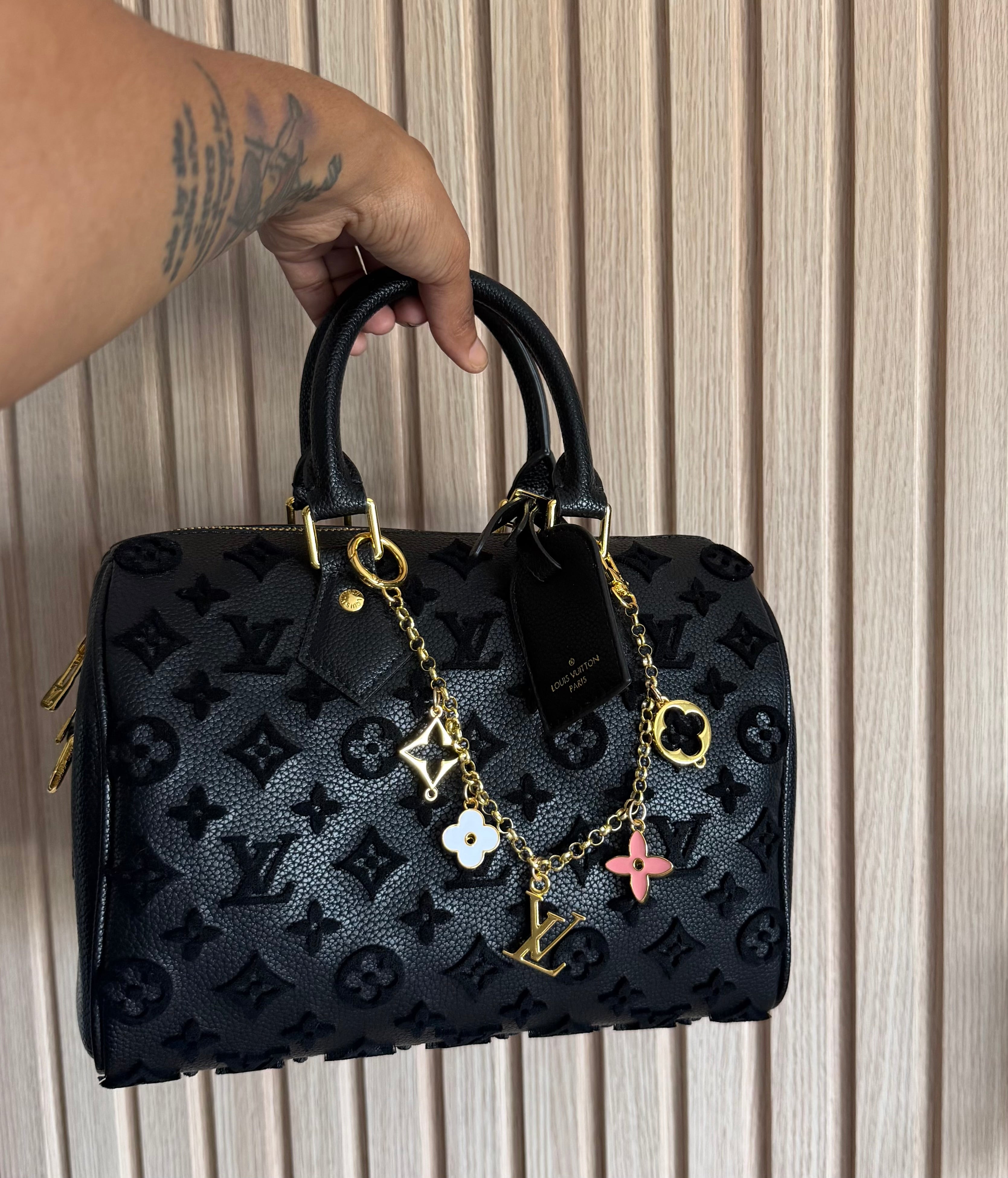 Velvet Bag With Charm