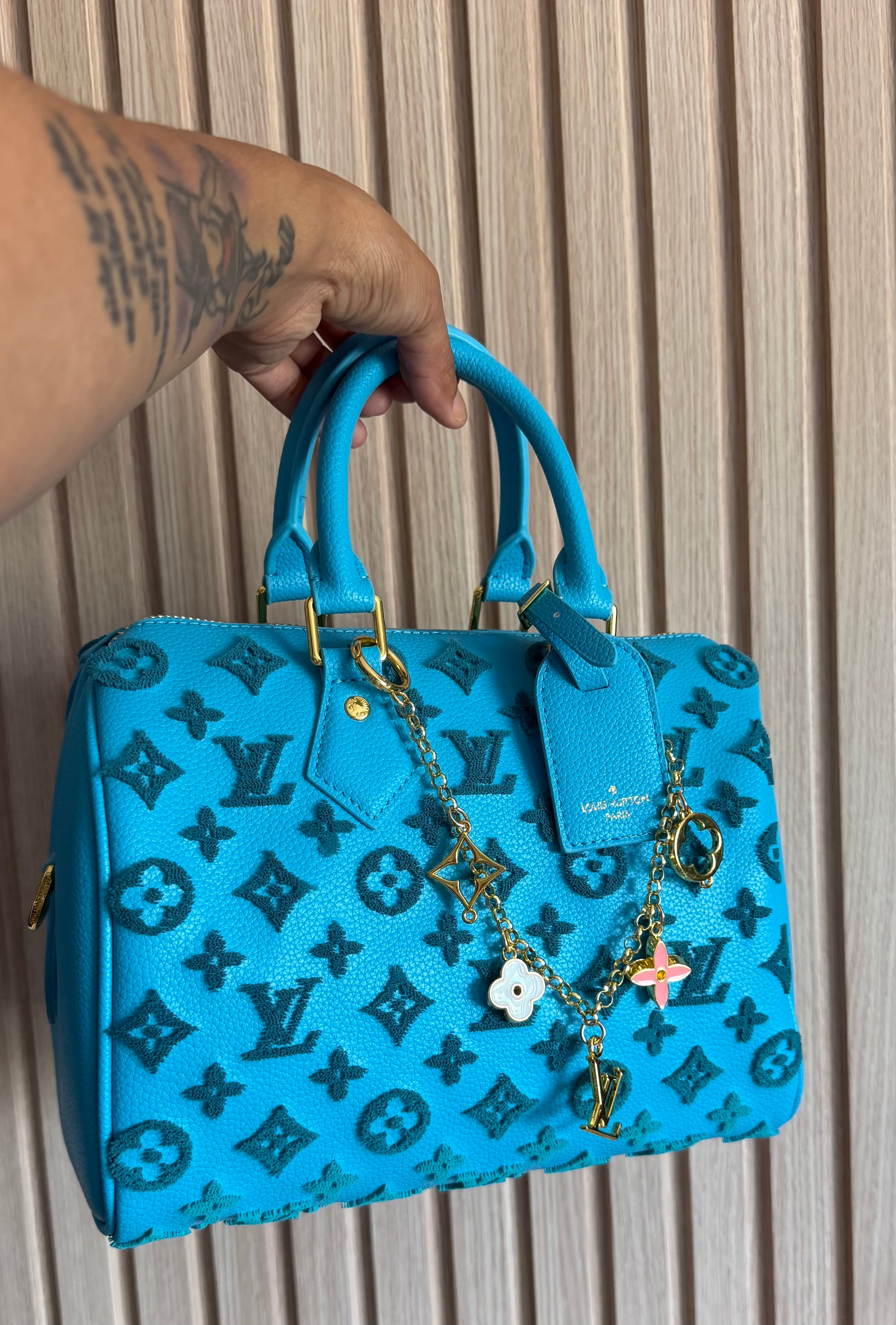 Velvet Bag With Charm