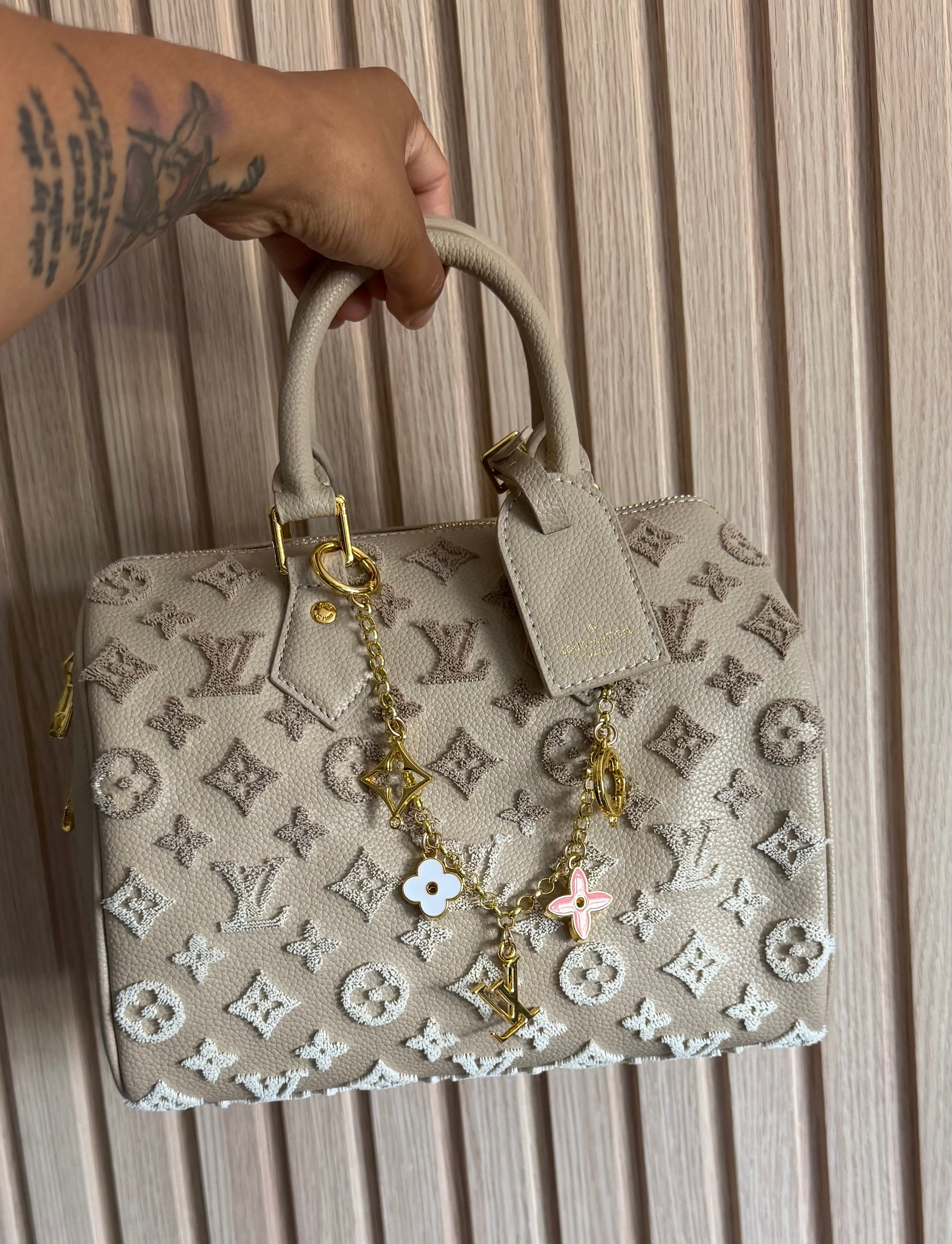 Velvet Bag With Charm