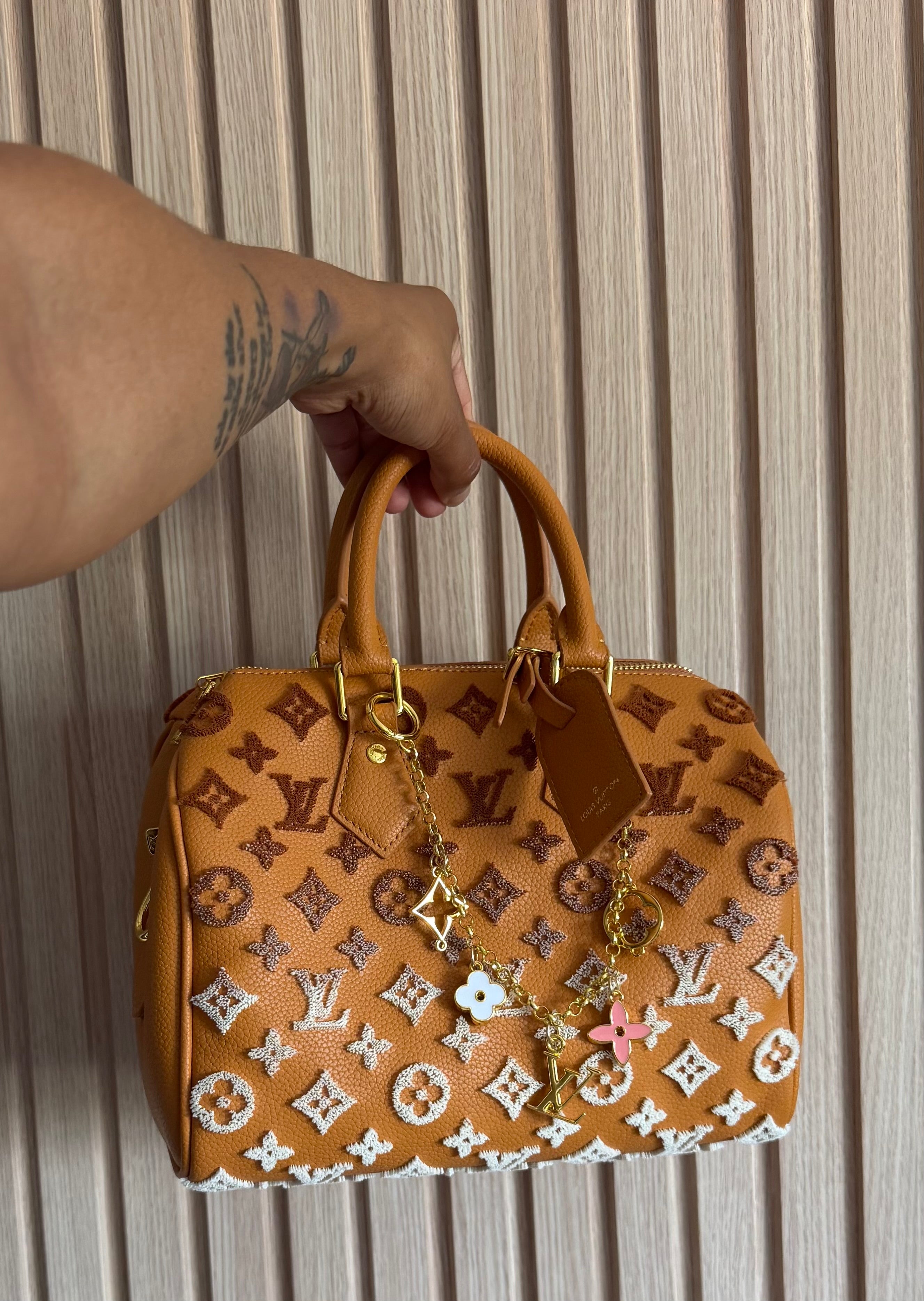 Velvet Bag With Charm
